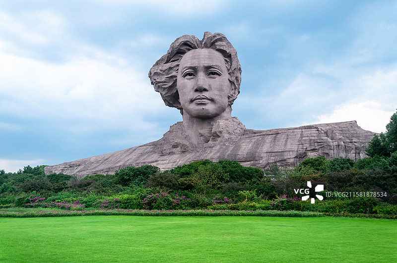湖南长沙橘子洲头风光风景图片素材