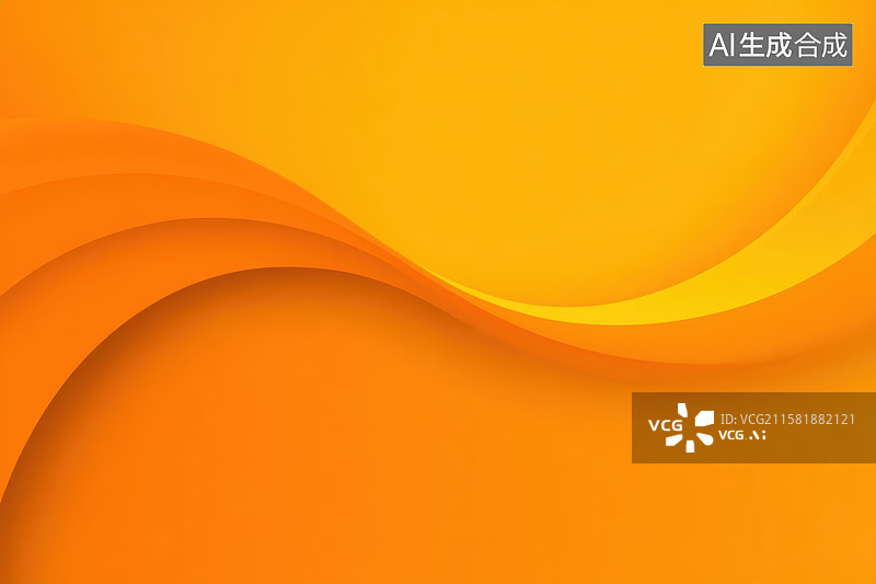 【AI数字艺术】黄色动感背景图片素材