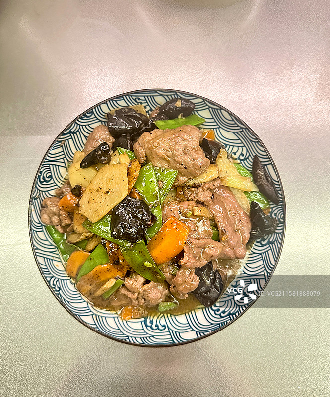 《家常菜之小炒黄牛肉》图片素材