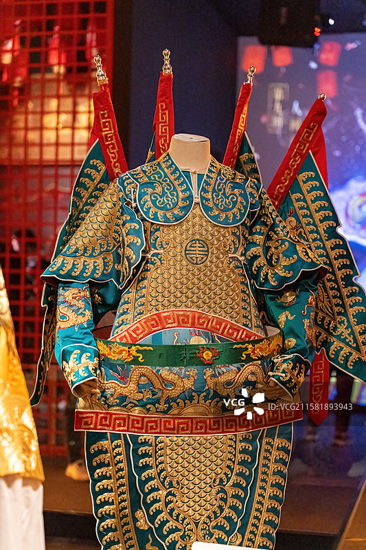 成都武侯祠博物馆藏关羽戏服图片素材