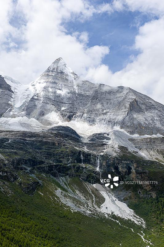 稻城亚丁央迈勇图片素材