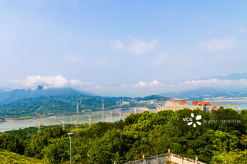 三峡大坝风光-坛子岭景区图片素材