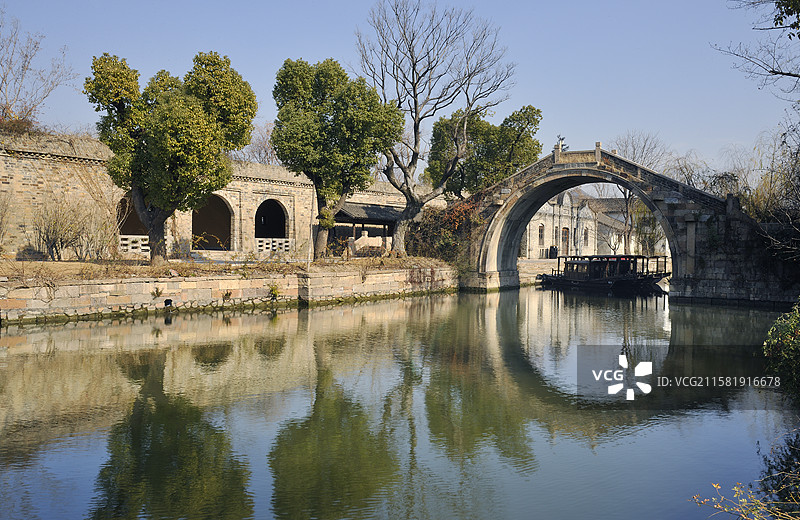 古镇悠悠 石桥时光图片素材