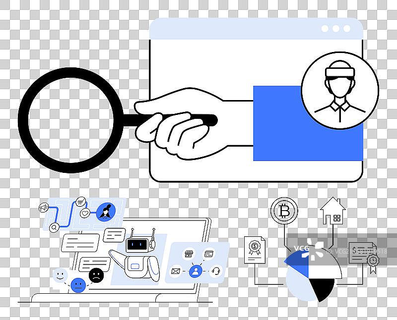 数字调查与分析工具展示图片素材