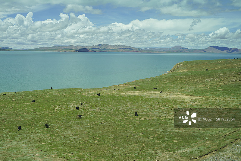 青藏铁路之安多措那湖图片素材