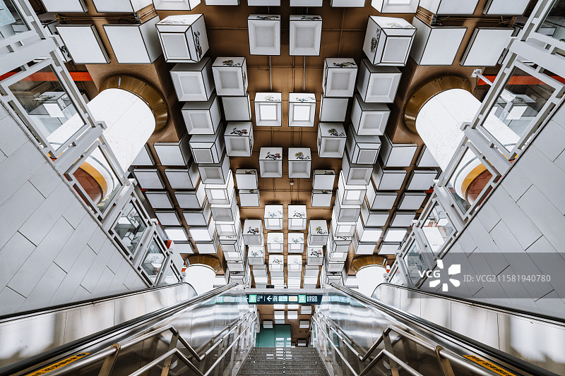 平安里地铁站图片素材