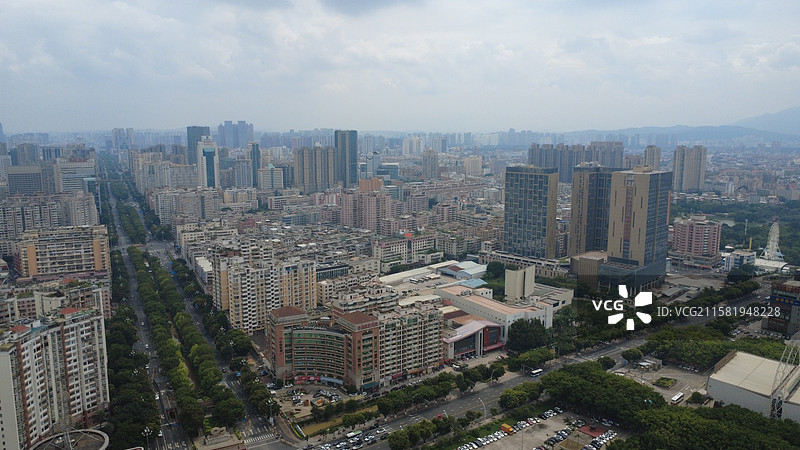 泉州城市景观航拍图片素材