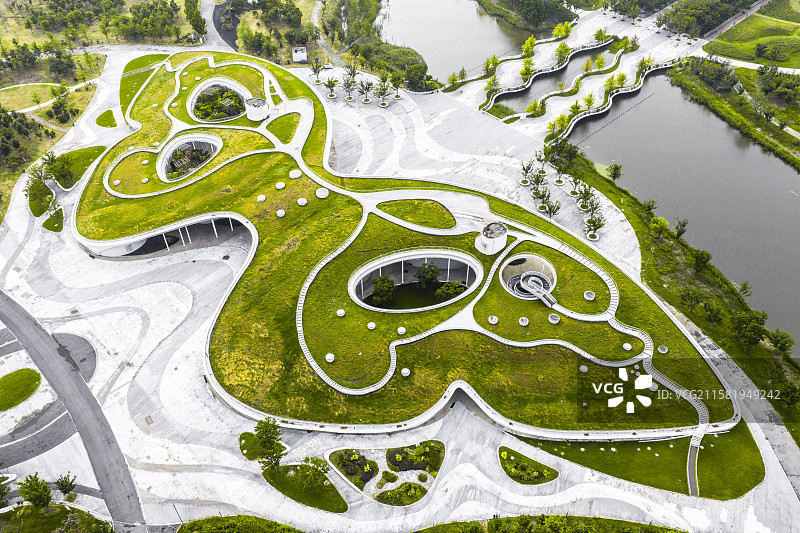 上海崇明花博会花博园世纪馆花博文化园中华虎凤蝶蝴蝶馆蝴蝶建筑场馆图片素材