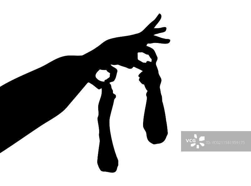 手握脏袜子的图标，臭袜子图片素材