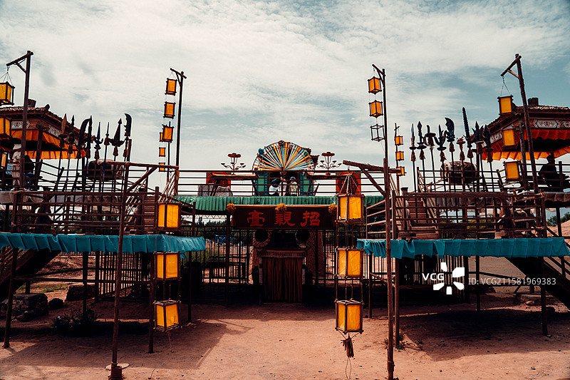 银川市宁夏镇北堡西部影视城图片素材