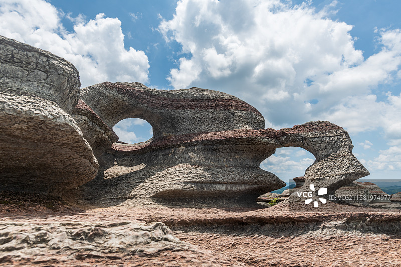 贵州铜仁市松桃县红石林图片素材