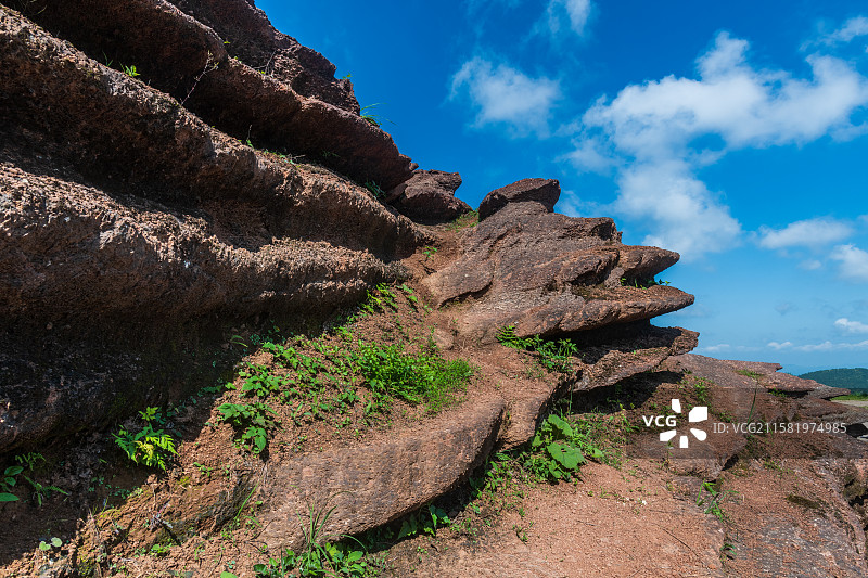 贵州铜仁市松桃县红石林图片素材