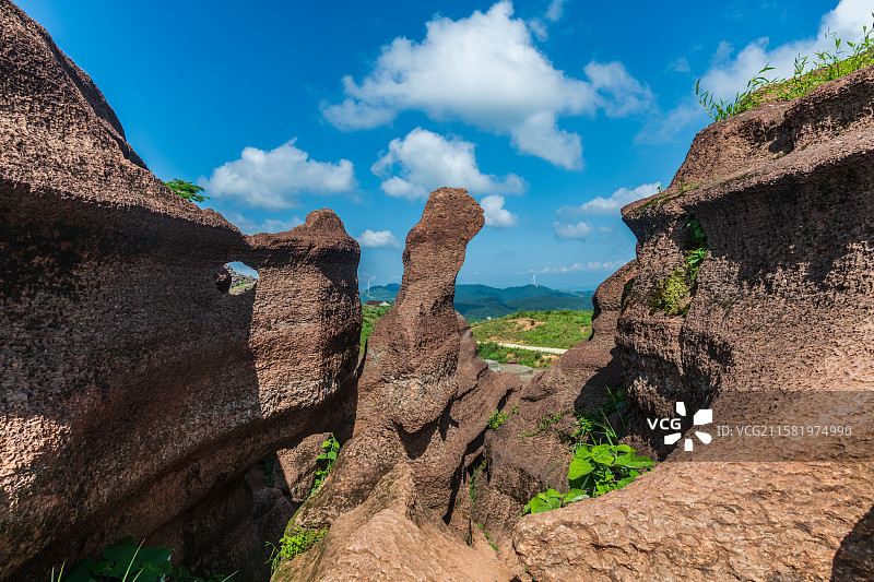 贵州铜仁市松桃县红石林图片素材