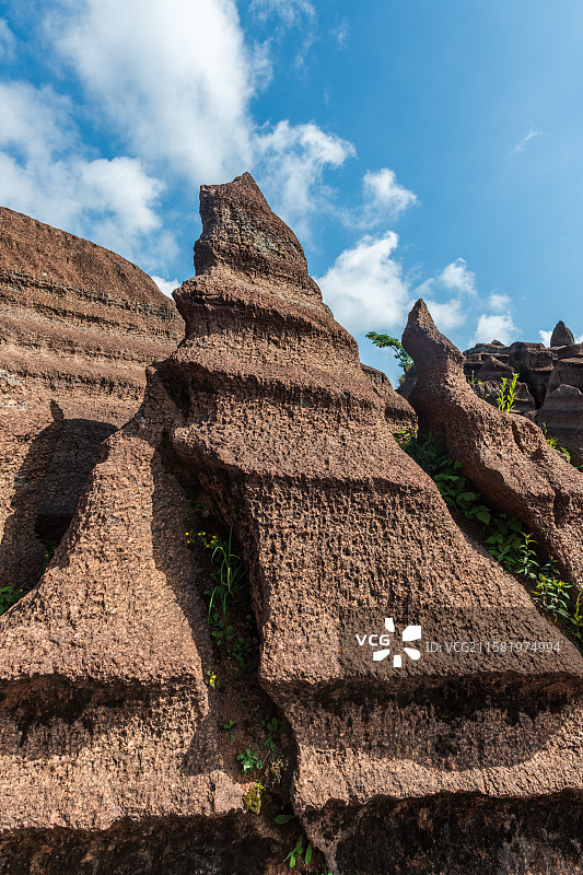 贵州铜仁市松桃县红石林图片素材