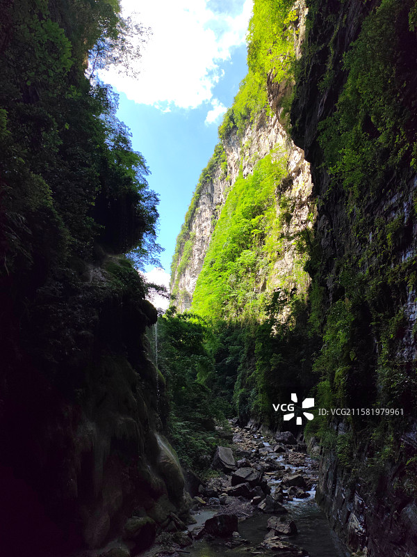 金刀峡神鹰望月图片素材