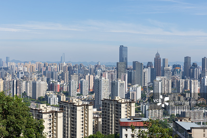 重庆城市全景风光图片素材