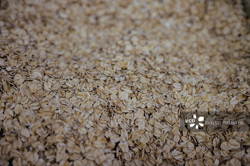 燕麦片的特写图片素材