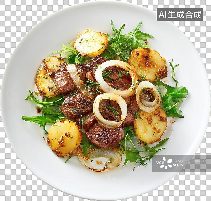 【AI数字艺术】土豆牛肉图片素材