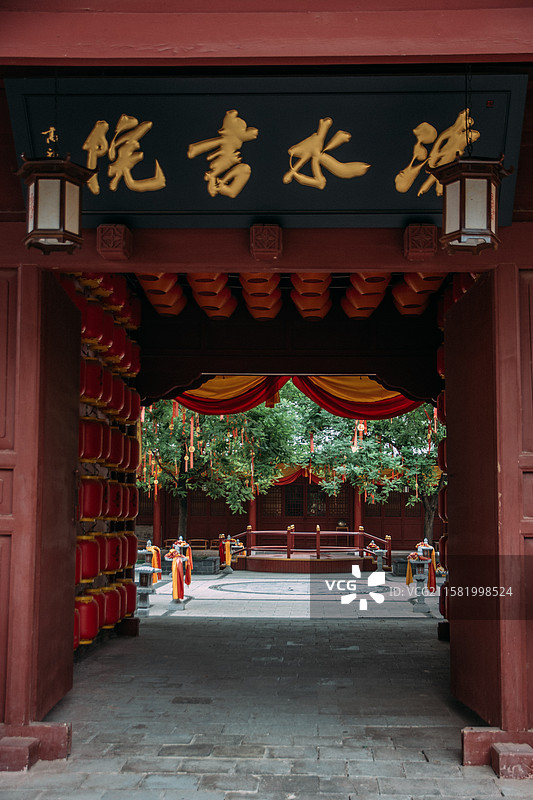 山西运城 夏县 司马温公祠图片素材