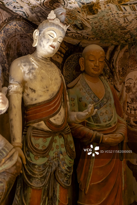 敦煌莫高窟第45窟图片素材