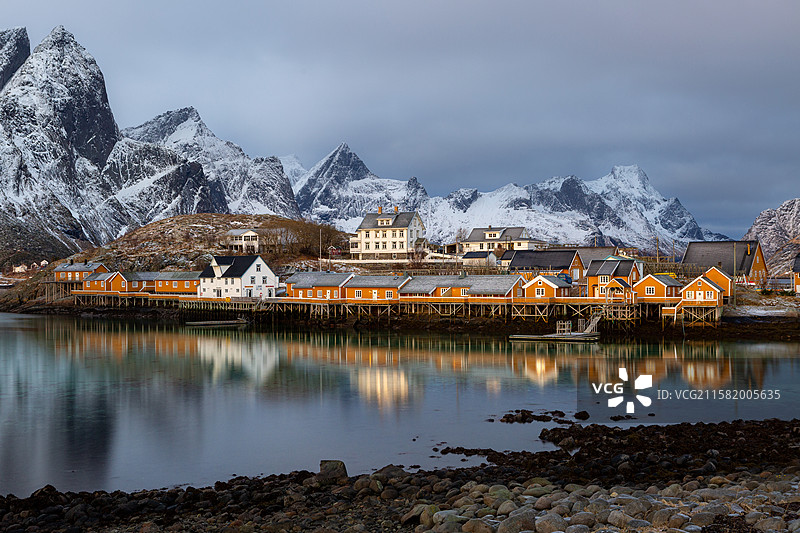 冬季北极圈秘境-挪威罗弗敦群岛图片素材