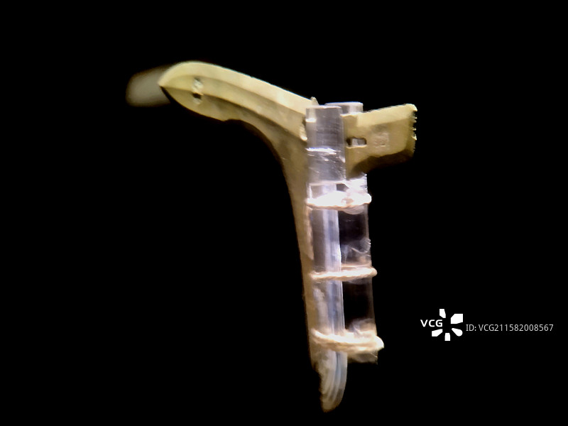 （秦）“秦始皇十四年属邦“铭文铜戈、1962年区庄螺岗汉墓出土、广州市博物馆、镇海楼、文物图片素材