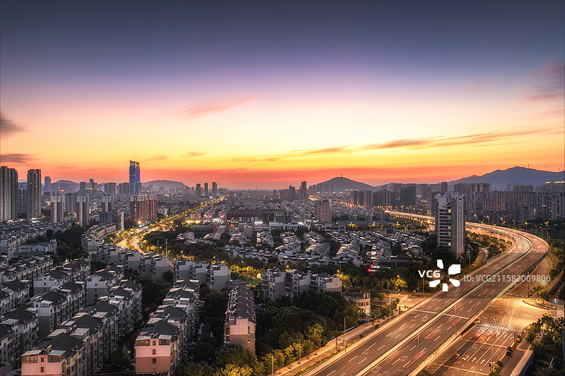 湖州城市风光图片素材