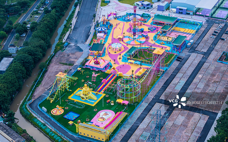 广州白云地标云湖FUN乐园图片素材