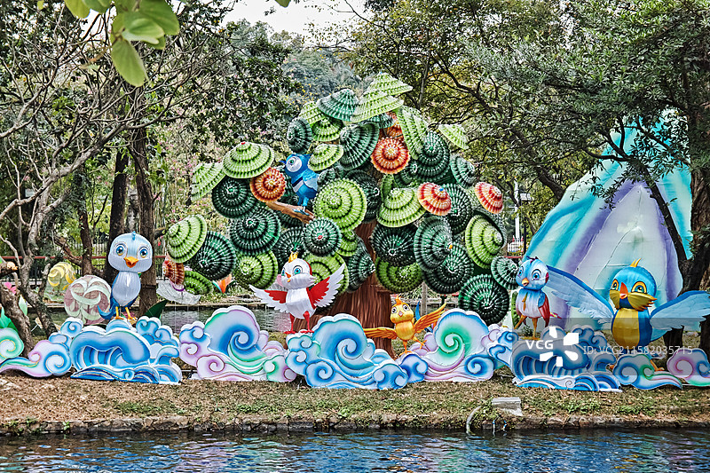 2020年春节越秀公园图片素材