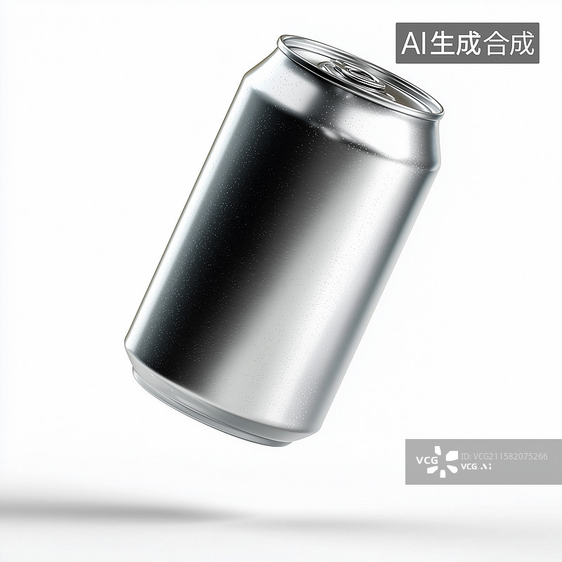 【AI数字艺术】白色背景下的易拉罐图片素材