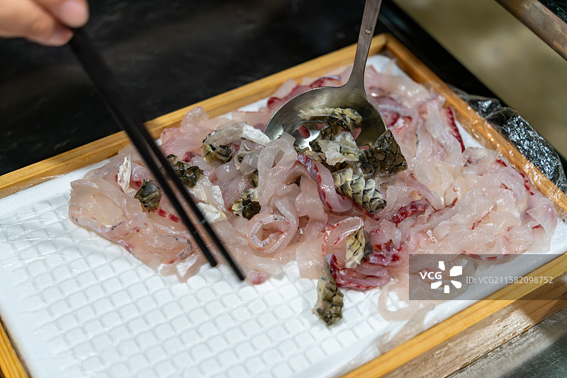 广东梅州五华鱼生美食图片素材