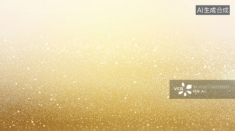 【AI数字艺术】金色渐变背景，点缀细小闪光图片素材