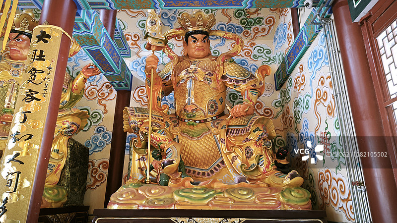 北京密云冶仙塔普照寺三世佛千手观音四大天王金刚十八罗汉地藏弥勒韦陀关公阎王造像及佛传地狱飞天壁画石刻图片素材