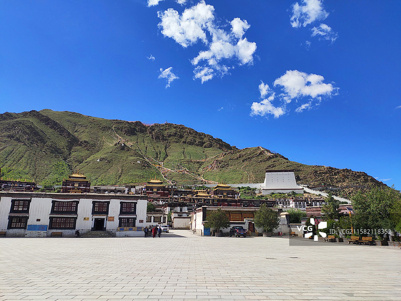 西藏日喀则扎什伦布寺图片素材