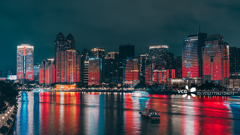 广州夜景图片素材