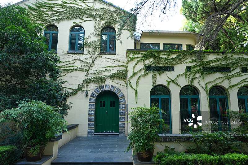 南京大学鼓楼校区，北大楼，大礼堂，金陵大学旧址图片素材