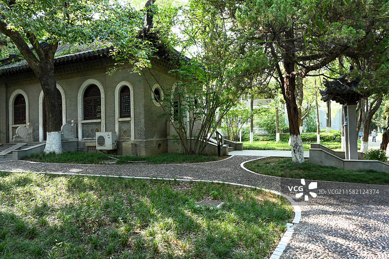 南京大学鼓楼校区，北大楼，大礼堂，金陵大学旧址图片素材