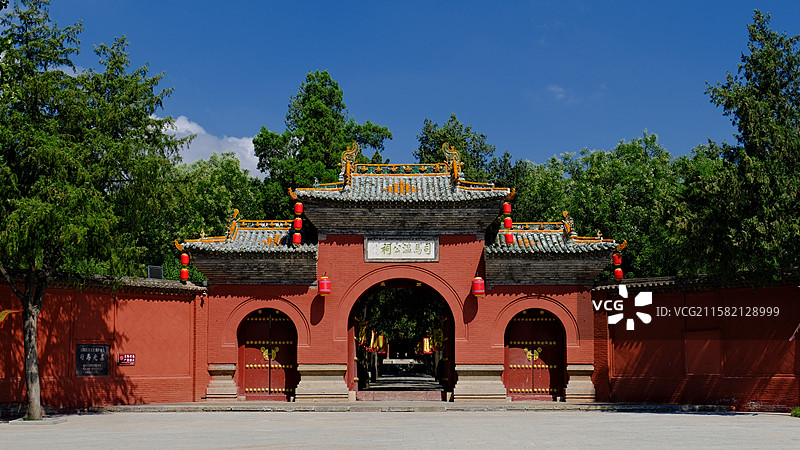 司马温公祠之二图片素材