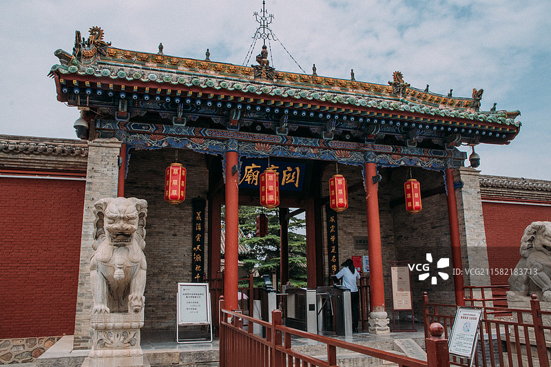 山西运城 盐湖区 常平关帝图片素材