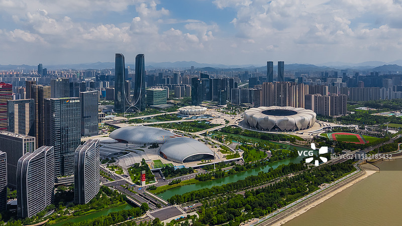 杭州奥体滨江国际商务区图片素材