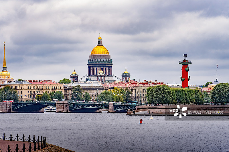 俄罗斯俄罗斯-圣彼得堡-伊萨基辅大教堂 (圣以撒大教堂)图片素材