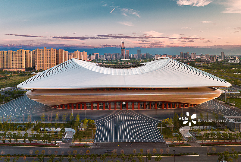 西安国际足球中心图片素材