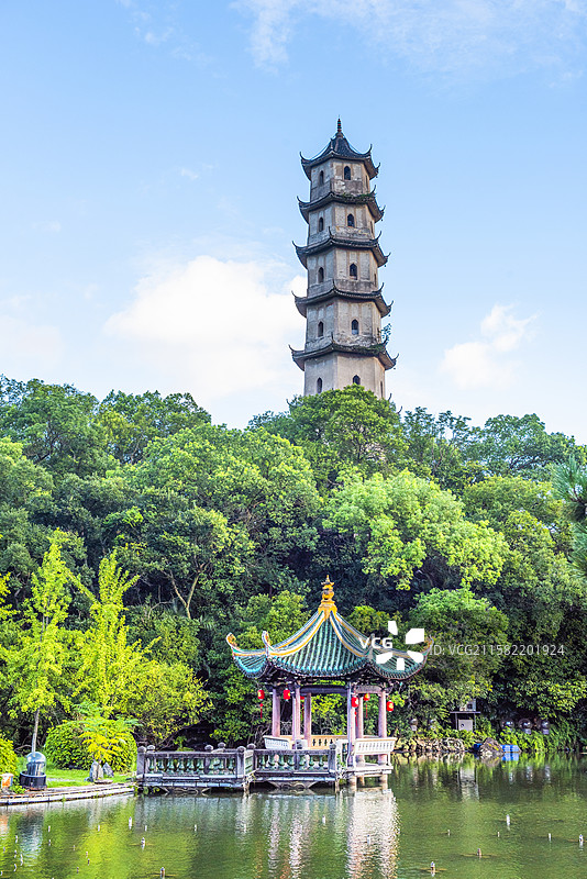 温州江心屿东塔 江心屿风景 江心屿 园林风景 景观园林图片素材