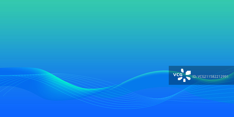 创意科技线条企业会议背景，蓝色渐变科技风格展板背景图片素材