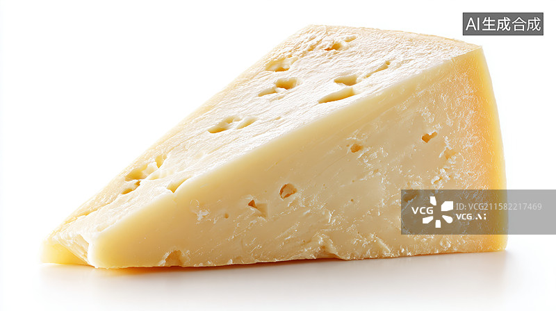 【AI数字艺术】美味的蛋糕片孤立在白色的背景图片素材