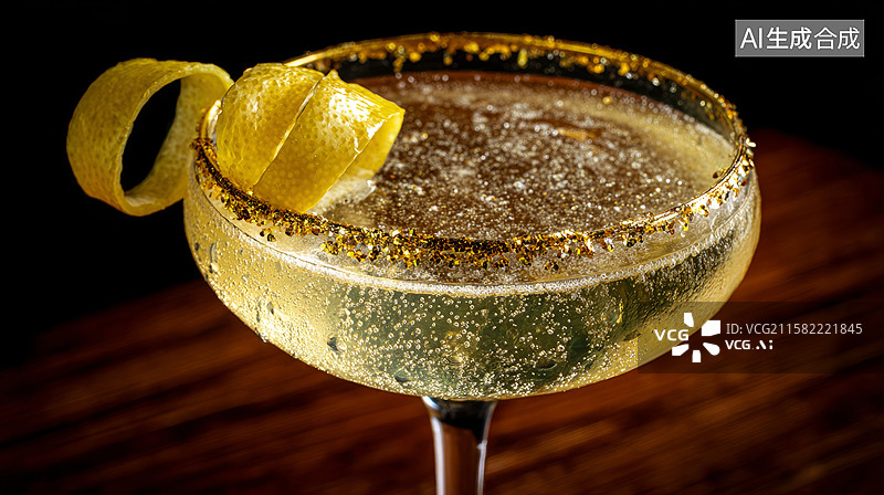 【AI数字艺术】新鲜的自制柠檬水杯图片素材