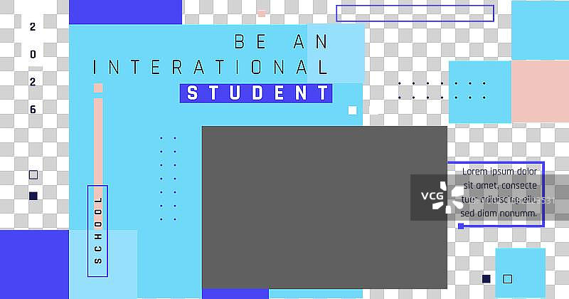 极简国际学校的Facebook帖子图片素材