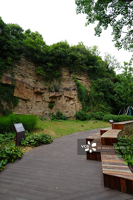 无锡市 丁蜀镇 宜兴黄龙山矿址公园,地层,地质结构,伴生矿,紫砂矿,底槽清,原料,原矿图片素材