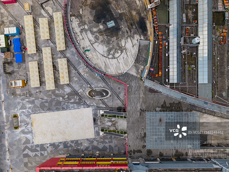 广州，李嘉诚投资15亿，广州国际玩具礼品城，荒凉的现状！图片素材