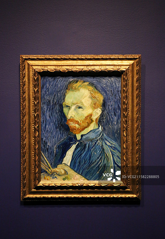 梵高自画像图片素材
